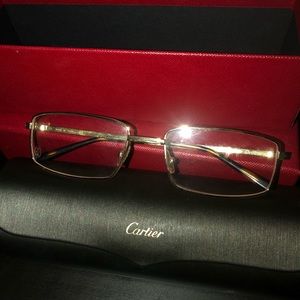 Gold Cartier glasses